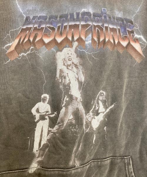 masonprince（メゾンプリンス）MASONPRINCE (メゾンプリンス) ヴィンテージ加工 ヘビーウェイトプリントパーカー グレー サイズ:2の古着・服飾アイテム