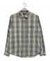 stussy（ステューシー）の古着「BEACH PLAID SHIRT/チェックシャツ」｜グリーン×グレー