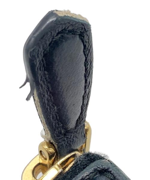 PRADA（プラダ）PRADA (プラダ) キルティングL字ファスナーウォレット ブラックの古着・服飾アイテム