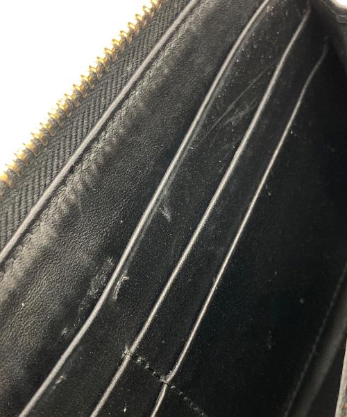 PRADA（プラダ）PRADA (プラダ) キルティングL字ファスナーウォレット ブラックの古着・服飾アイテム