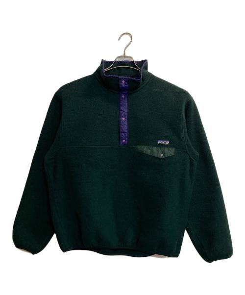 Patagonia（パタゴニア）Patagonia (パタゴニア) シンチラスナップT/フリースジャケット グリーン サイズ:Lの古着・服飾アイテム