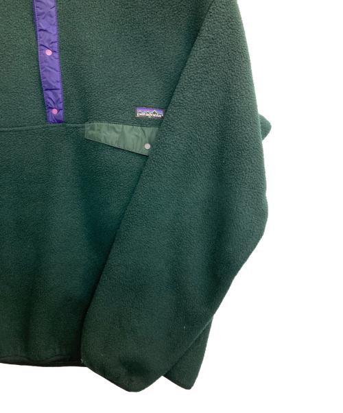 Patagonia（パタゴニア）Patagonia (パタゴニア) シンチラスナップT/フリースジャケット グリーン サイズ:Lの古着・服飾アイテム