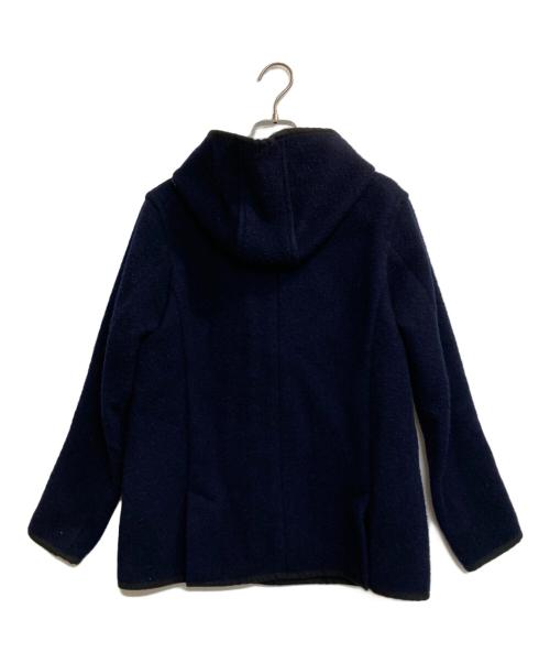 DANTON（ダントン）DANTON (ダントン) ウールモッサー フード ダブルボタンジャケット ネイビー サイズ:36の古着・服飾アイテム