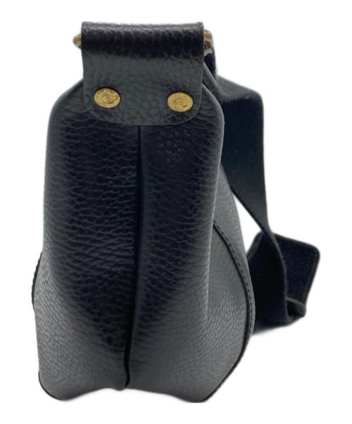 ART BROWN（アートブラウン）ART BROWN (アートブラウン) レザーショルダーバッグ ブラックの古着・服飾アイテム