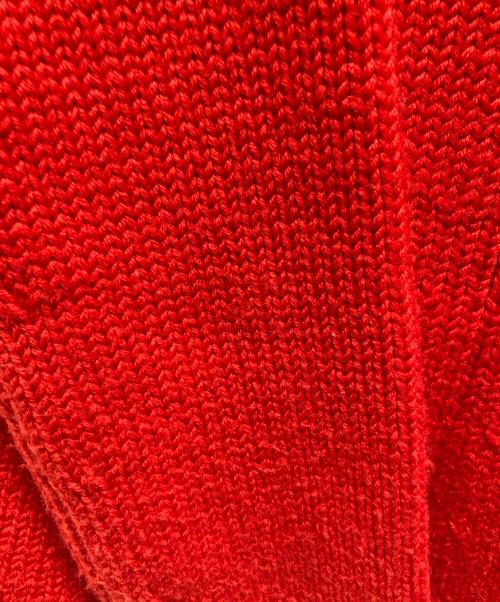 FOXEY（フォクシー）FOXEY (フォクシー) ニットジャケット レッド サイズ:42の古着・服飾アイテム