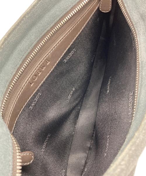 LOEWE（ロエベ）LOEWE (ロエベ) スエードワンショルダーバッグ グレーの古着・服飾アイテム