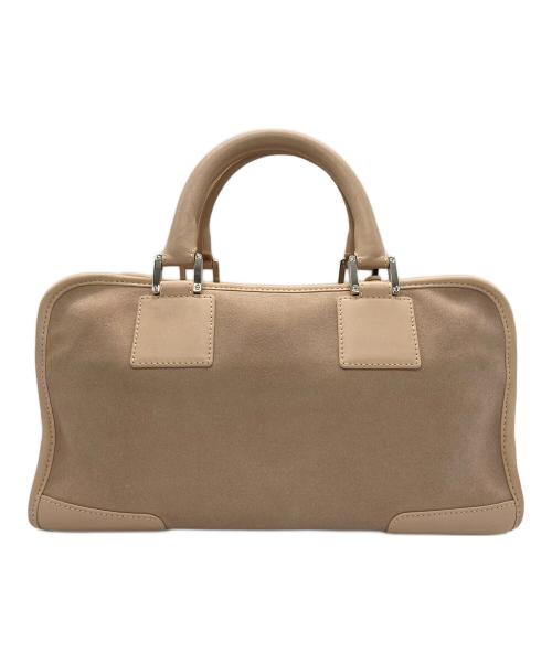 LOEWE（ロエベ）LOEWE (ロエベ) アナグラムロゴハンドバッグ ピンクベージュの古着・服飾アイテム