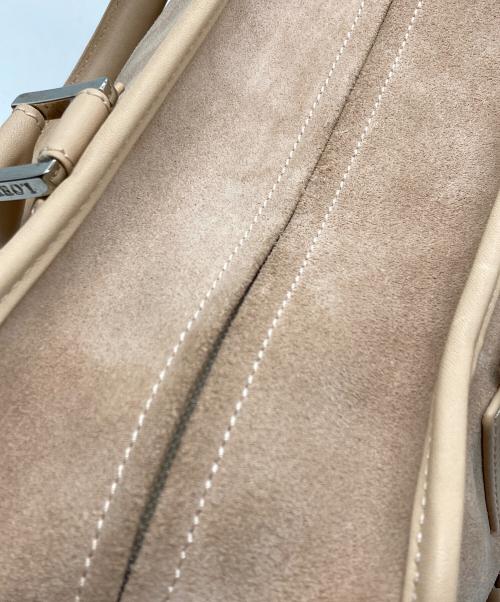 LOEWE（ロエベ）LOEWE (ロエベ) アナグラムロゴハンドバッグ ピンクベージュの古着・服飾アイテム