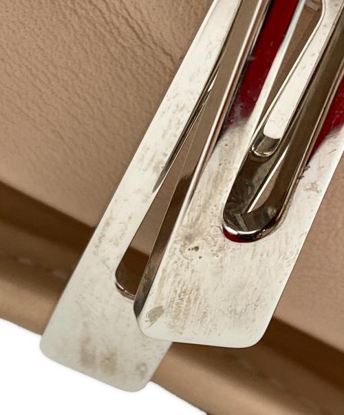 LOEWE（ロエベ）LOEWE (ロエベ) アナグラムロゴハンドバッグ ピンクベージュの古着・服飾アイテム