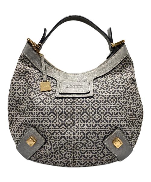 LOEWE（ロエベ）LOEWE (ロエベ) ホーボーバッグ グレーの古着・服飾アイテム