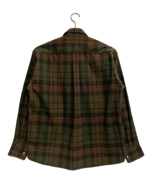 THE NORTH FACE（ザ ノース フェイス）THE NORTH FACE (ザ ノース フェイス) Brushy Creek Shirt カーキ×ブラウン サイズ:Lの古着・服飾アイテム