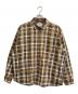 KEBOZ（ケボズ）の古着「チェックシャツ」｜ブラウン×ホワイト
