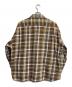 KEBOZ (ケボズ) チェックシャツ ブラウン×ホワイト サイズ:L：4000円