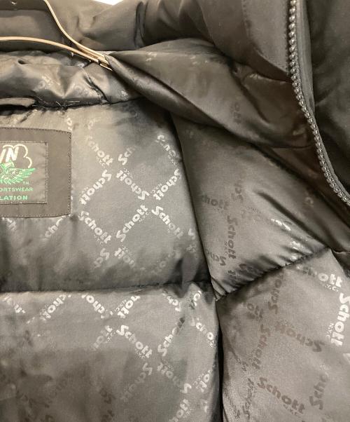 Schott（ショット）Schott (ショット) 2TONE SNORKEL DOWN PARKA / 2トーンシュノーケルダウンパーカー ブラック サイズ:XLの古着・服飾アイテム