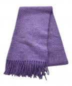 Acne studiosアクネ ストゥディオス）の古着「フリンジウールマフラー」｜パープル