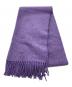 ACNE STUDIOS（アクネ ストゥディオス）の古着「フリンジウールマフラー」｜パープル