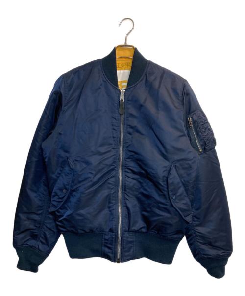 ALPHA（アルファ）ALPHA (アルファ) リバーシブルMA-1ジャケット ネイビー サイズ:Lの古着・服飾アイテム