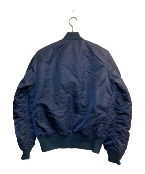 ALPHA（アルファ）ALPHA (アルファ) リバーシブルMA-1ジャケット ネイビー サイズ:Lの古着・服飾アイテム