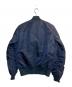 ALPHA (アルファ) リバーシブルMA-1ジャケット ネイビー サイズ:L：7000円