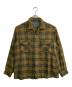 PENDLETON（ペンドルトン）の古着「60's BOARD SHIRT / ボードフランネルシャツ」｜グリーン×イエロー