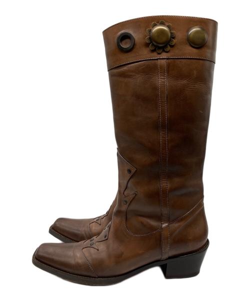 MARNI（マルニ）MARNI (マルニ) ウェスタンブーツ ブラウン サイズ:38の古着・服飾アイテム