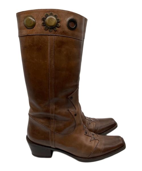 MARNI（マルニ）MARNI (マルニ) ウェスタンブーツ ブラウン サイズ:38の古着・服飾アイテム