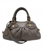 MARC JACOBSマークジェイコブス）の古着「レザー2wayホーボーバッグ」｜ブラウン