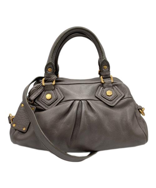MARC JACOBS（マークジェイコブス）MARC JACOBS (マークジェイコブズ) レザー2wayホーボーバッグ ブラウンの古着・服飾アイテム