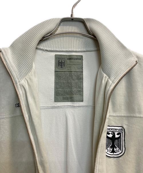 BUNDESWEAR（ブンデスウエア）BUNDESWEAR (ブンデスウエア) ベロアジャケット アイボリー サイズ:Lの古着・服飾アイテム