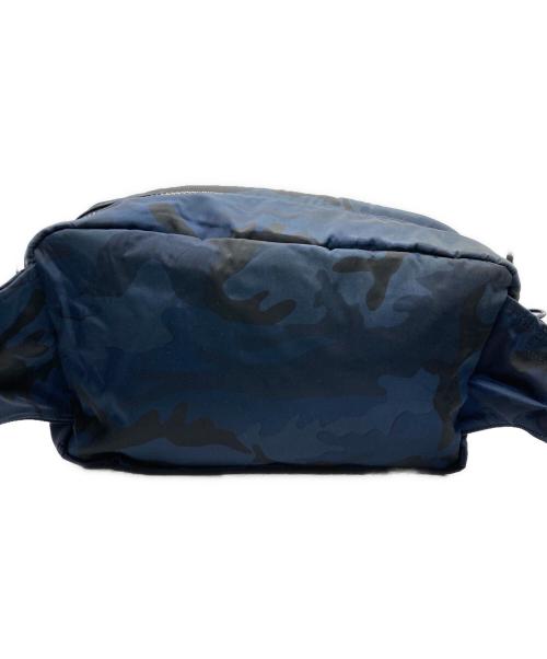 PORTER（ポーター）PORTER (ポーター) カモフラボディーバッグ ネイビーの古着・服飾アイテム