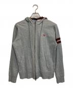 FRED PERRYフレッドペリー）の古着「ジップパーカー」｜グレー