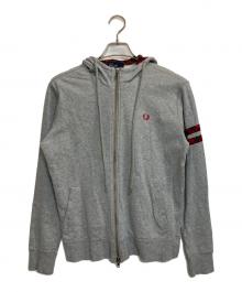 FRED PERRY（フレッドペリー）の古着「ジップパーカー」｜グレー