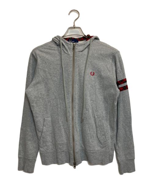 FRED PERRY（フレッドペリー）FRED PERRY (フレッドペリー) ジップパーカー グレー サイズ:Lの古着・服飾アイテム
