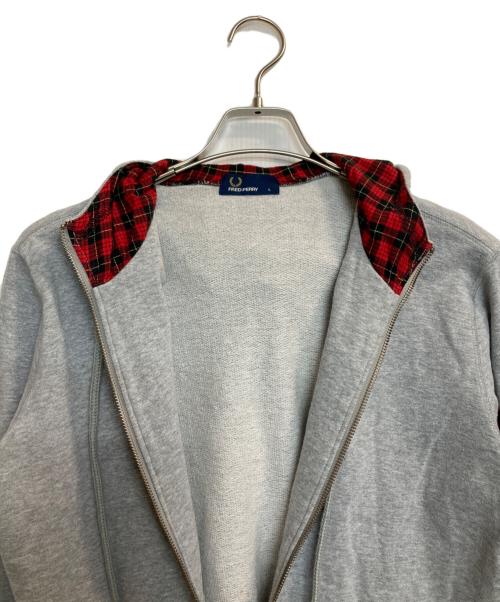 FRED PERRY（フレッドペリー）FRED PERRY (フレッドペリー) ジップパーカー グレー サイズ:Lの古着・服飾アイテム