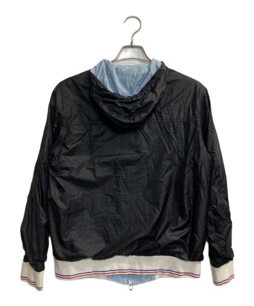 FRED PERRY（フレッドペリー）FRED PERRY (フレッドペリー) ジップジャケット ブラック×ブルー サイズ:Lの古着・服飾アイテム