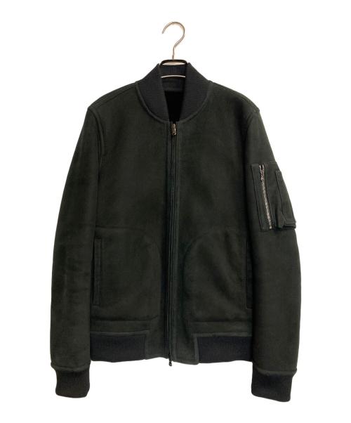 1945CA（イチキュウヨンゴーシーエー）1945CA (イチキュウヨンゴーシーエー) ムートンブルゾン ブラック サイズ:44の古着・服飾アイテム