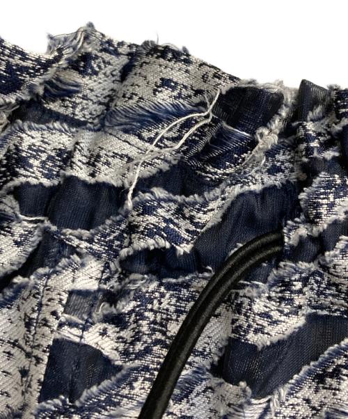 ANDREA&Co.（アンドレアアンドコー）ANDREA&Co. (アンドレアアンドコー) ジャガードスカート ネイビー サイズ:ＦＲＥＥの古着・服飾アイテム