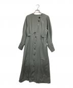 UNITED TOKYOユナイテッドトーキョー）の古着「フロータックボリュームスリーブワンピース」｜グリーン