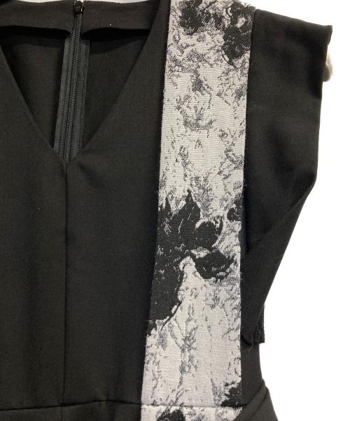 ANDREA&Co.（アンドレアアンドコー）ANDREA&Co. (アンドレアアンドコー) JACQUARD RIBBON DRESS ブラック サイズ:Ｓの古着・服飾アイテム