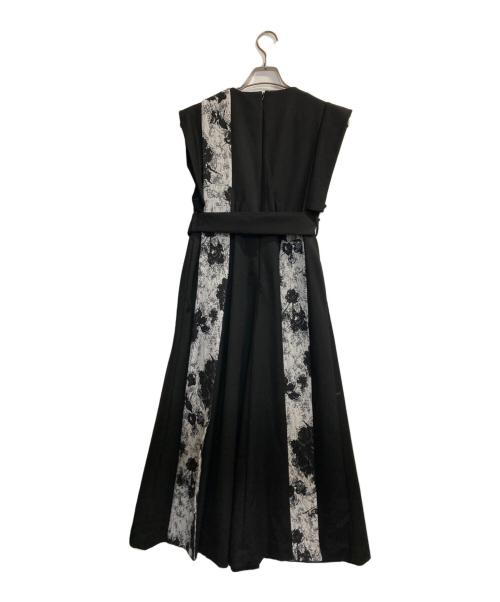 ANDREA&Co.（アンドレアアンドコー）ANDREA&Co. (アンドレアアンドコー) JACQUARD RIBBON DRESS ブラック サイズ:Ｓの古着・服飾アイテム