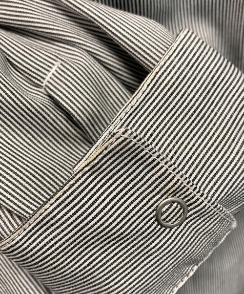 NEIGHBORHOOD（ネイバーフッド）NEIGHBORHOOD (ネイバーフッド) 23AW STRIPE WORK SHIRT / ストライプワークシャツ ホワイト×ブラック サイズ:Lの古着・服飾アイテム