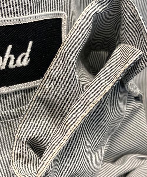 NEIGHBORHOOD（ネイバーフッド）NEIGHBORHOOD (ネイバーフッド) 23AW STRIPE WORK SHIRT / ストライプワークシャツ ホワイト×ブラック サイズ:Lの古着・服飾アイテム