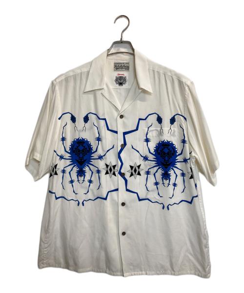 WACKO MARIA（ワコマリア）WACKO MARIA (ワコマリア) WOLF’S HEAD (ウルフズヘッド) HAWAIIAN SHIRT / ハワイアンシャツ ホワイト サイズ:Lの古着・服飾アイテム