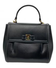 Salvatore Ferragamo（サルヴァトーレ フェラガモ）の古着「ヴァラ2wayチェーンショルダーバッグ」｜ブラック