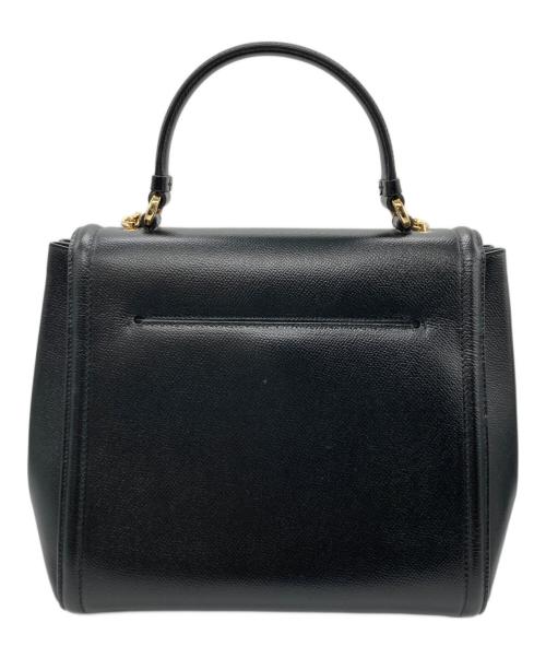 Salvatore Ferragamo（サルヴァトーレ フェラガモ）Salvatore Ferragamo (サルヴァトーレ フェラガモ) ヴァラ2wayチェーンショルダーバッグ ブラックの古着・服飾アイテム