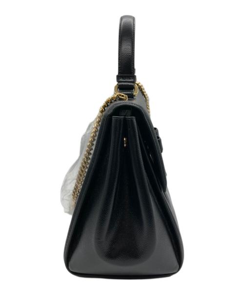 Salvatore Ferragamo（サルヴァトーレ フェラガモ）Salvatore Ferragamo (サルヴァトーレ フェラガモ) ヴァラ2wayチェーンショルダーバッグ ブラックの古着・服飾アイテム