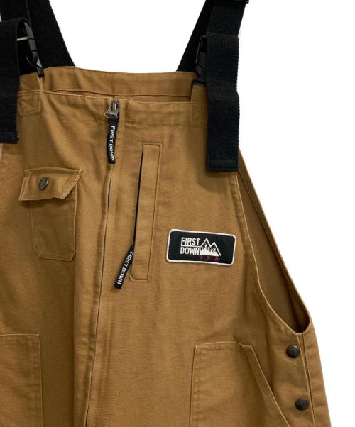 FIRST DOWN（ファーストダウン）FIRST DOWN (ファーストダウン) 難燃オーバーオール カーキ サイズ:Ｍの古着・服飾アイテム