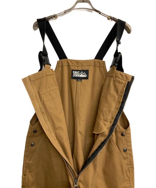 FIRST DOWN（ファーストダウン）FIRST DOWN (ファーストダウン) 難燃オーバーオール カーキ サイズ:Ｍの古着・服飾アイテム