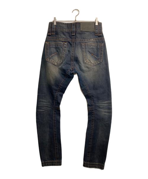 GALLIANO（ガリアーノ）GALLIANO (ガリアーノ) 3Dカーブダメージデニムパンツ インディゴ サイズ:30　44の古着・服飾アイテム