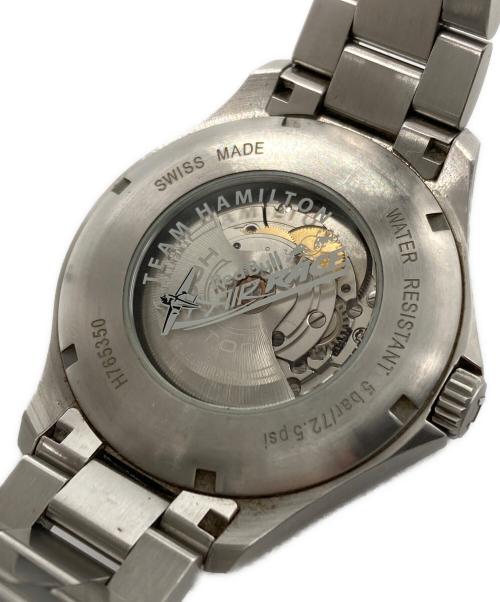 HAMILTON（ハミルトン）HAMILTON (ハミルトン) KHAKI AIR RACE ブラックの古着・服飾アイテム